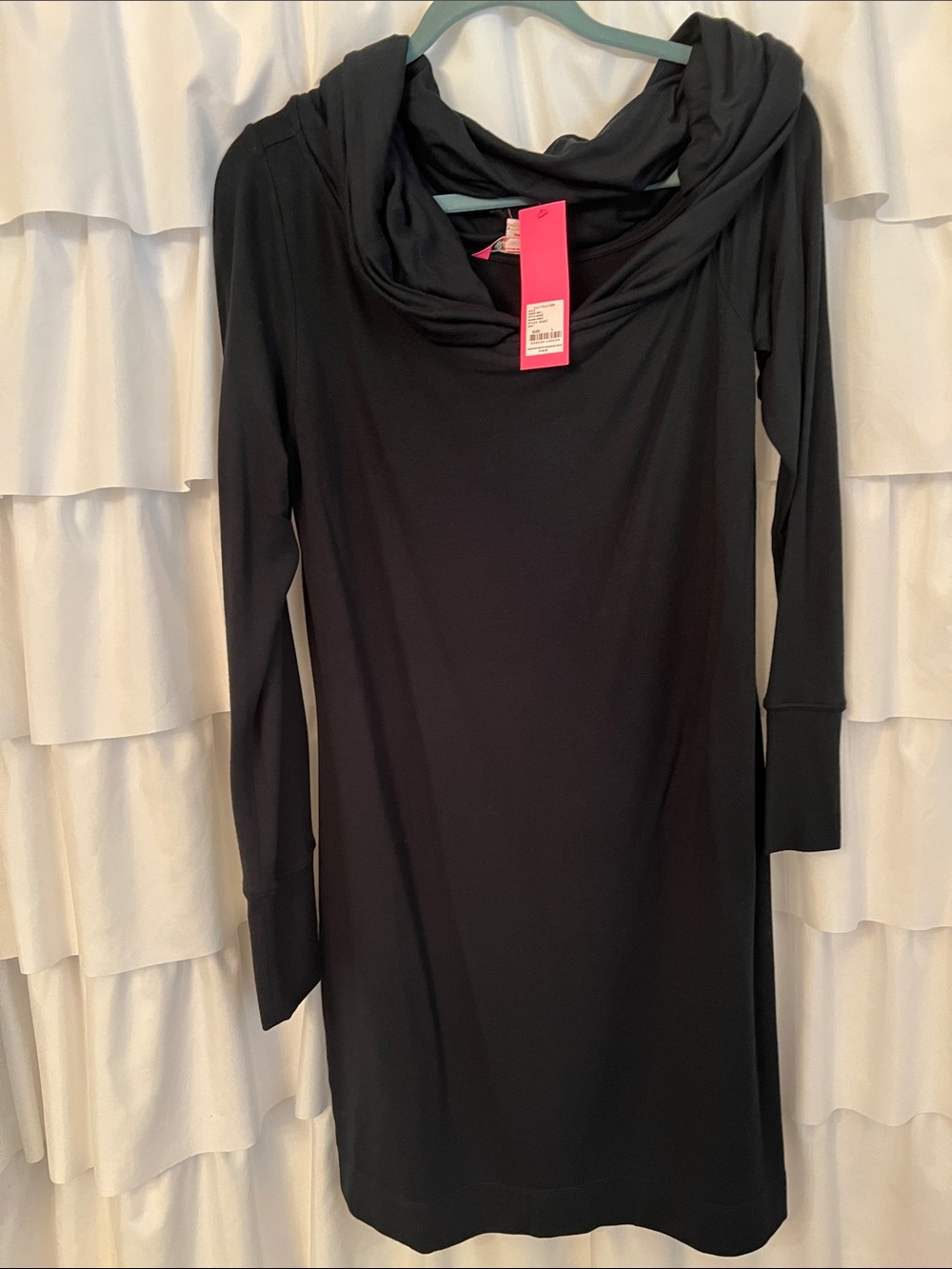 NWT Lilly Pulitzer Belinda dress Long-Sleeve Cowl Neck size Large